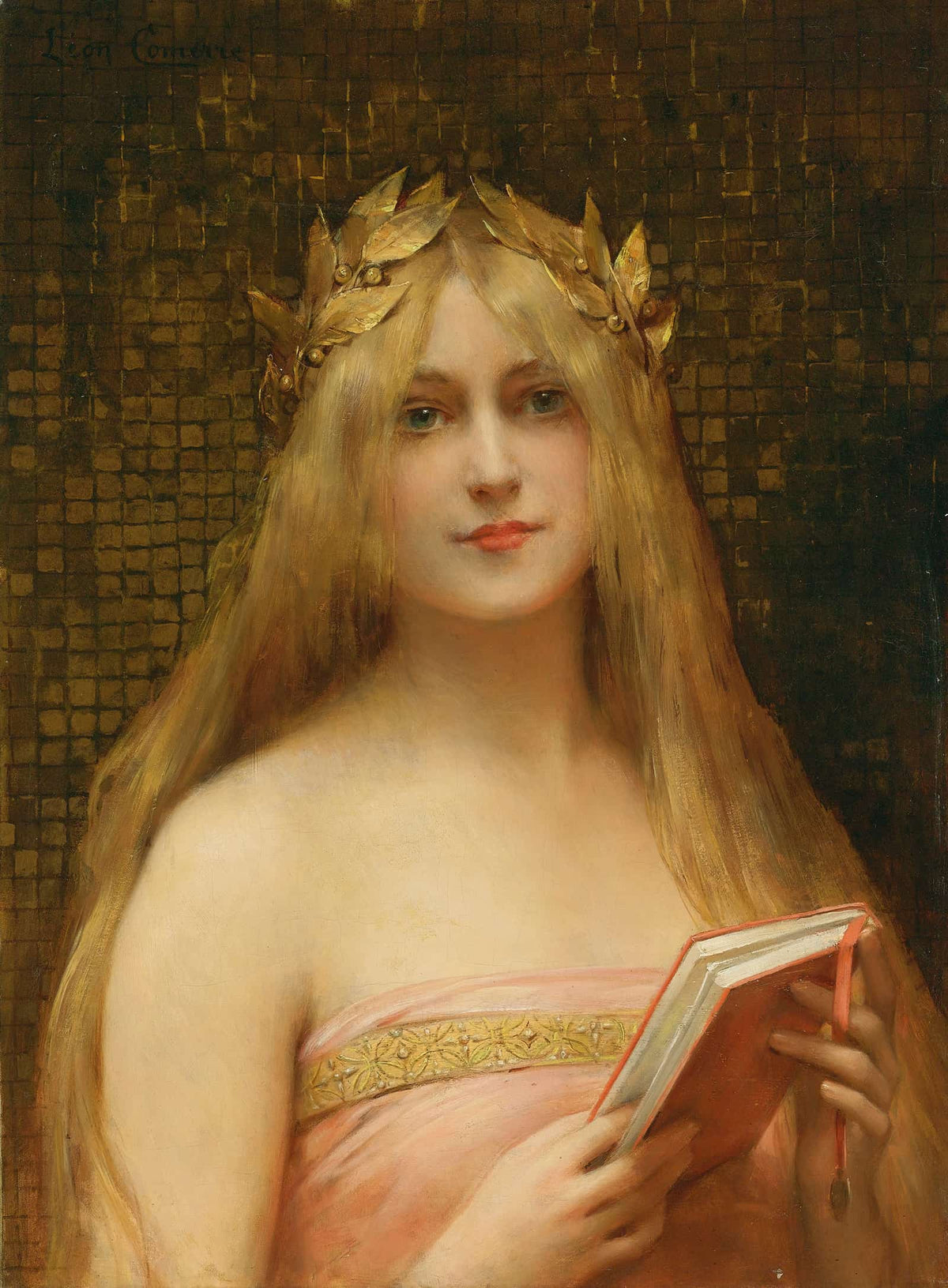 A Classical Beauty by Leon Francois Comerre