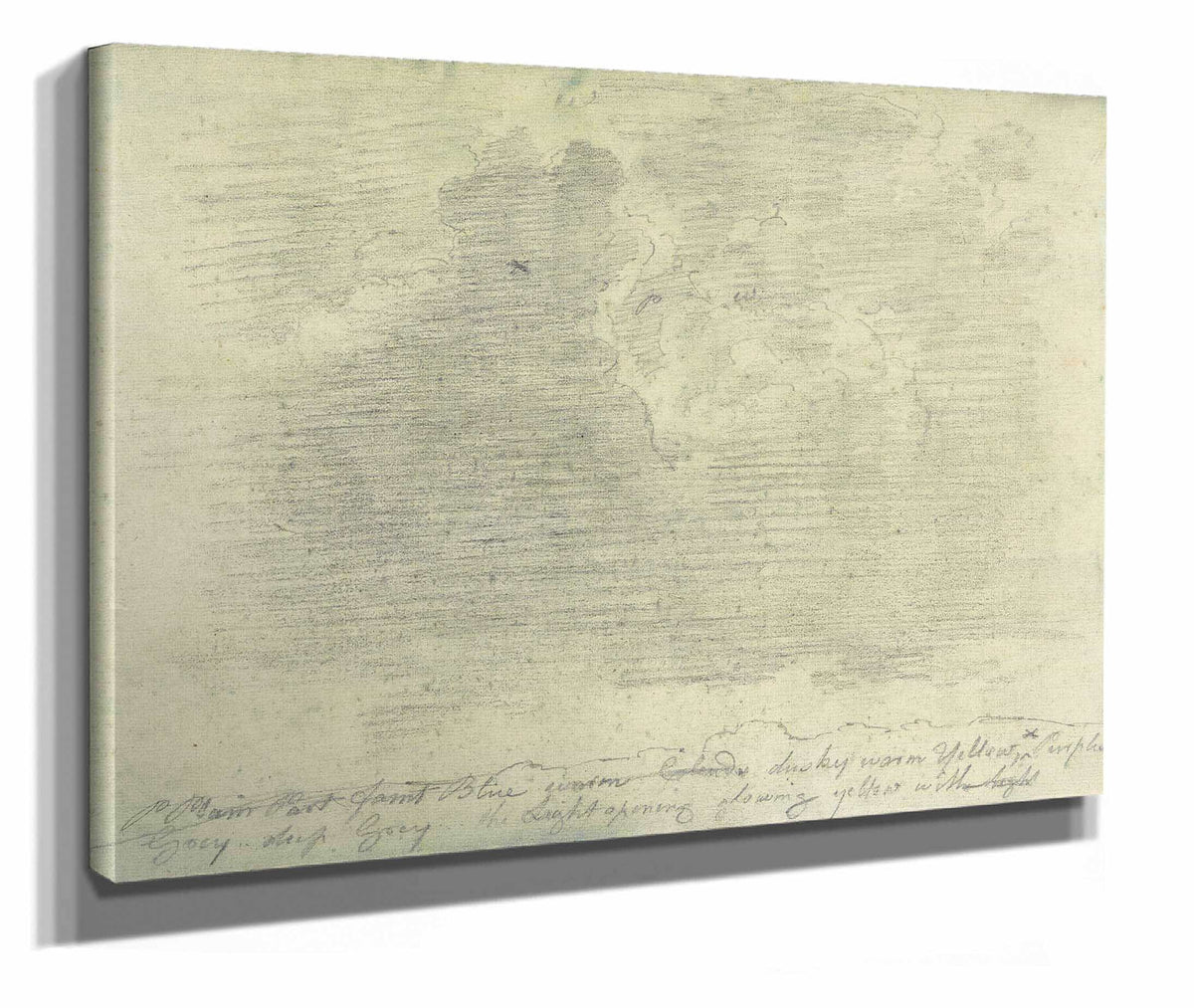 A Cloudy Sky  by Joseph Wright Of Derby