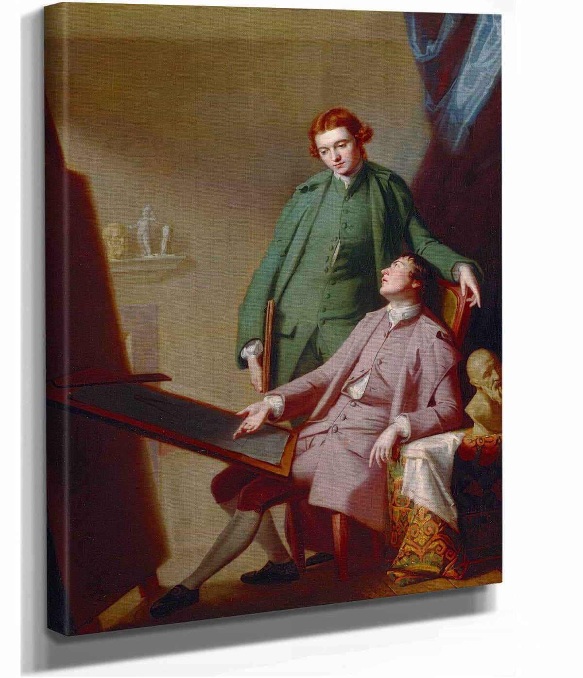A Conversation The Artists Brothers Peter And James Romney by George Romney