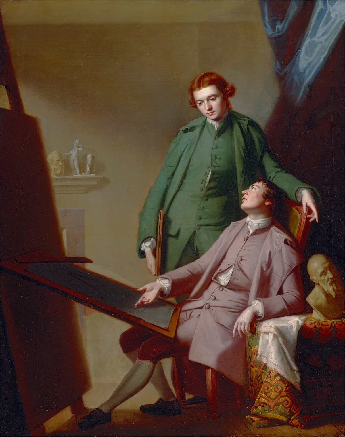 A Conversation The Artists Brothers Peter And James Romney by George Romney