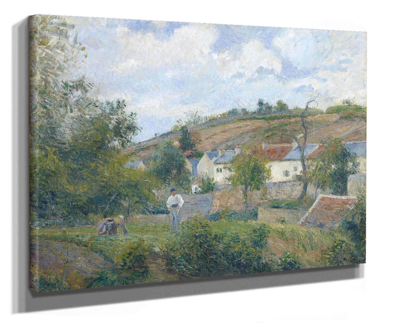 A Corner Of Lhermitage Pontoise by Camille Pissarro