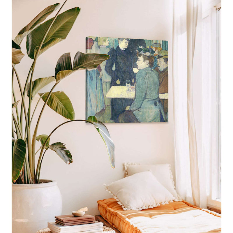 A Corner Of The Moulin De La Galette by Henri De Toulouse Lautrec