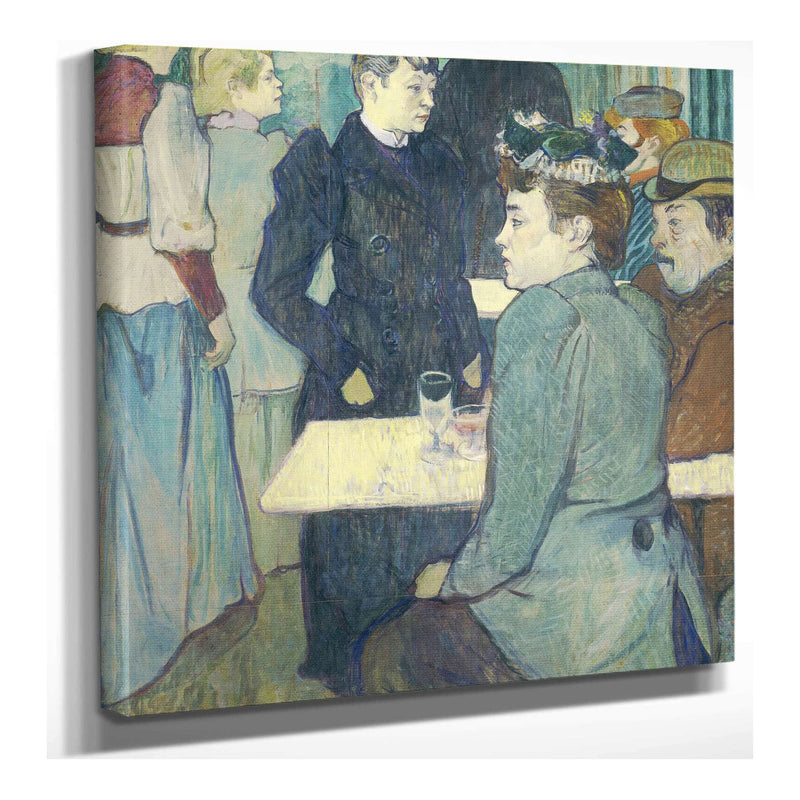 A Corner Of The Moulin De La Galette by Henri De Toulouse Lautrec
