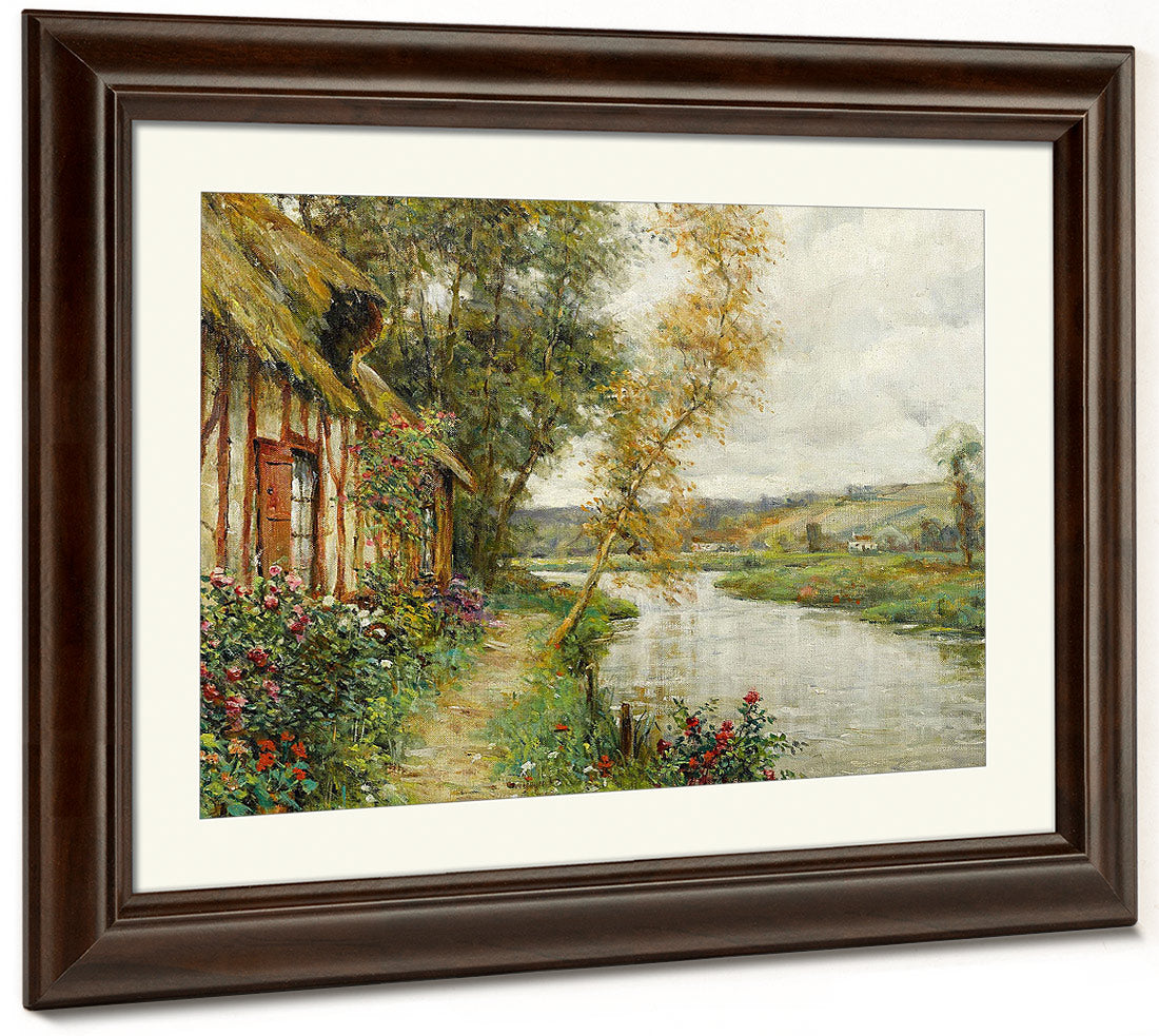 A Cottage By A River, Normandy By Louis Aston Knight