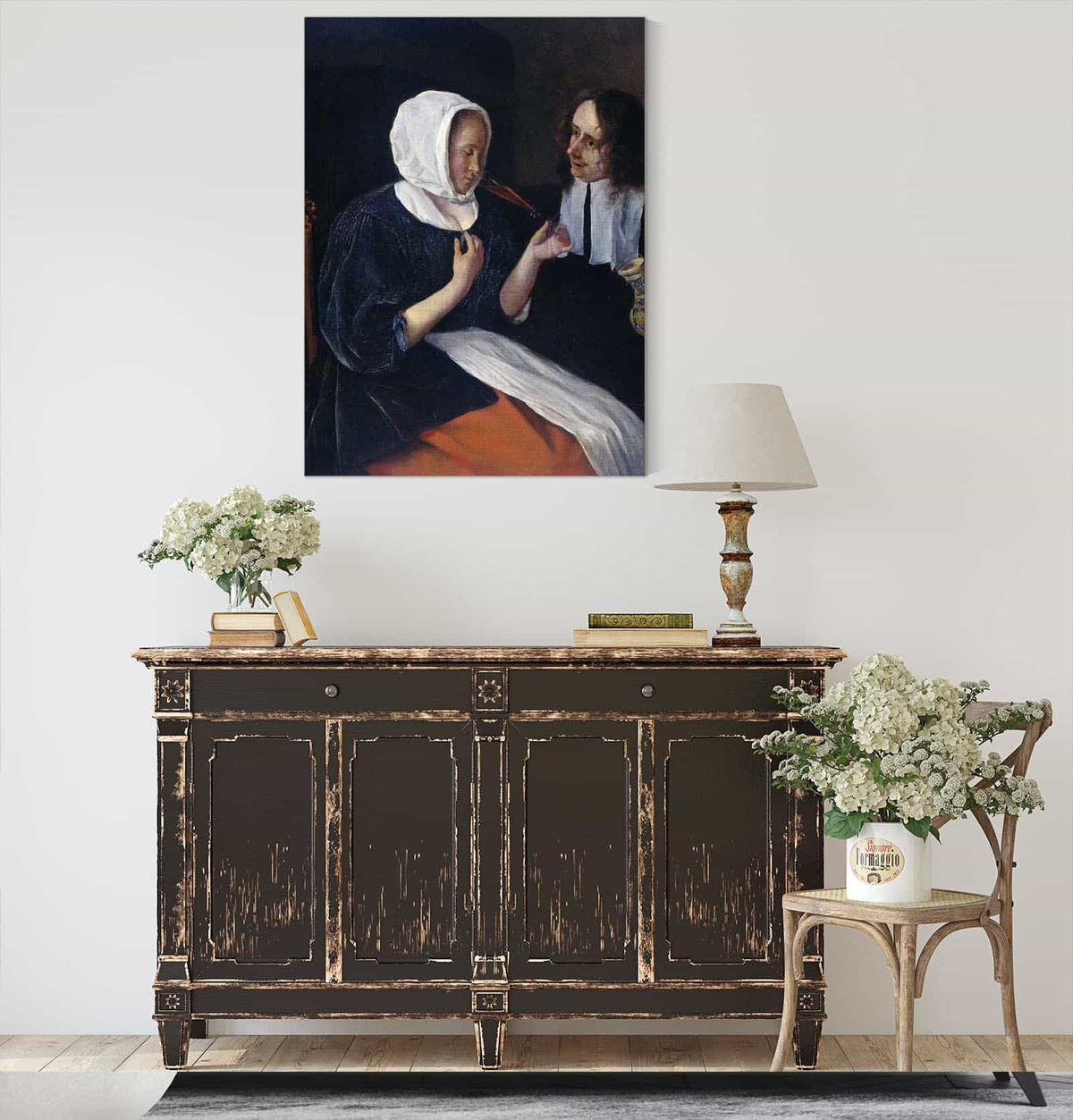 A Couple Drinking  by Jan Steen