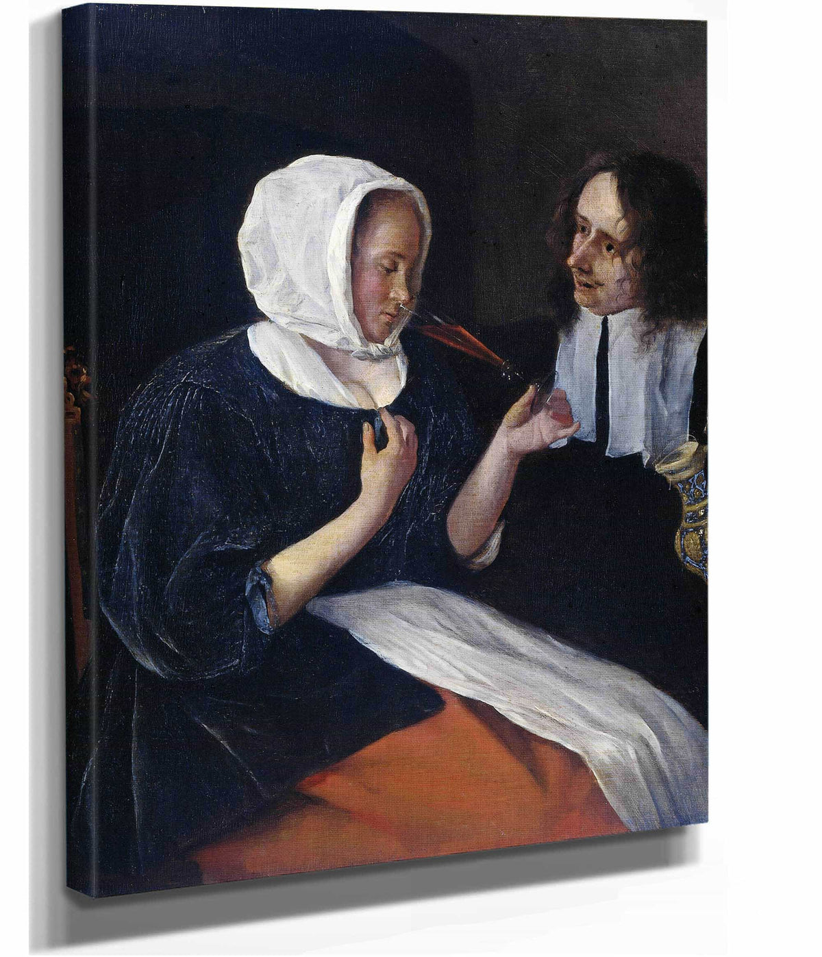 A Couple Drinking  by Jan Steen