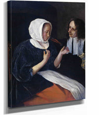 A Couple Drinking  by Jan Steen