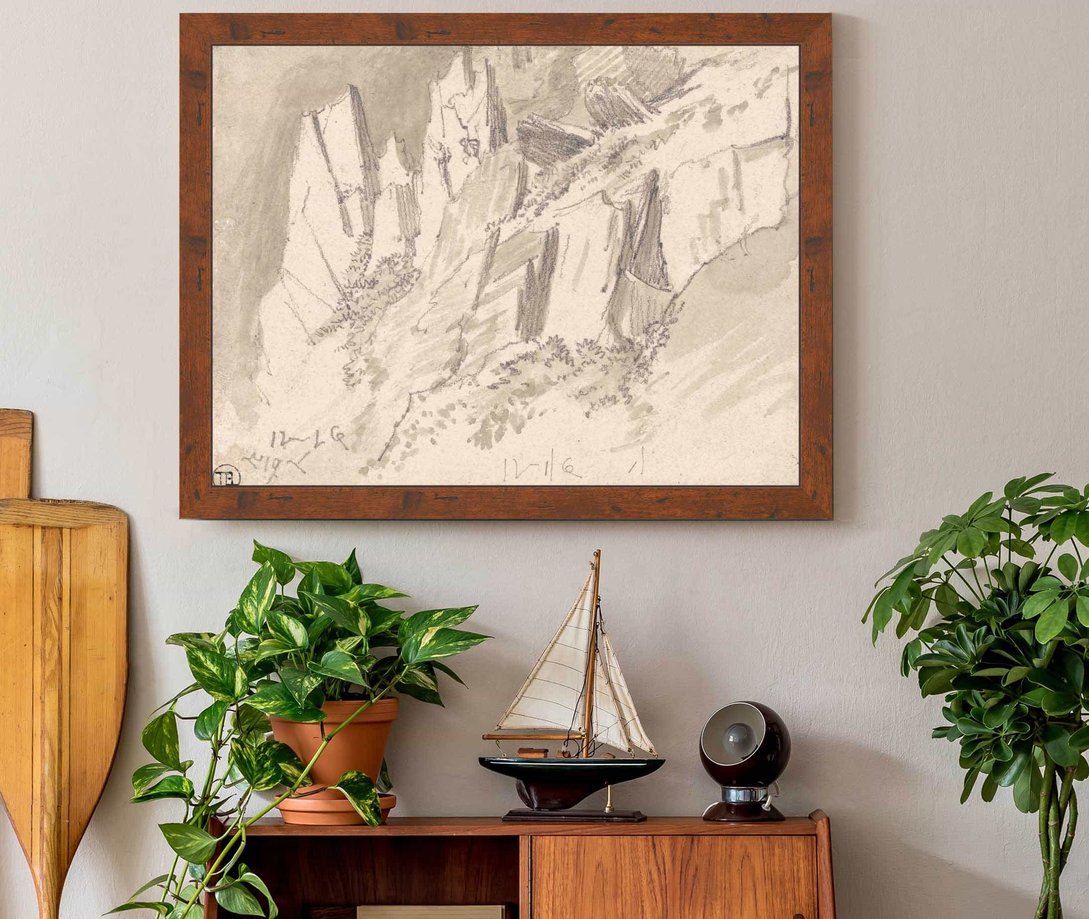 A Craggy Hillside by James Ward