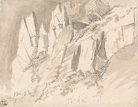 A Craggy Hillside by James Ward