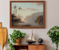 A Creek In St Thomas Virgin Islands by Camille Pissarro