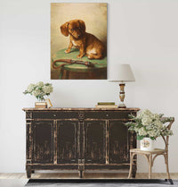 A Dachshund Puppy by Carl Reichert