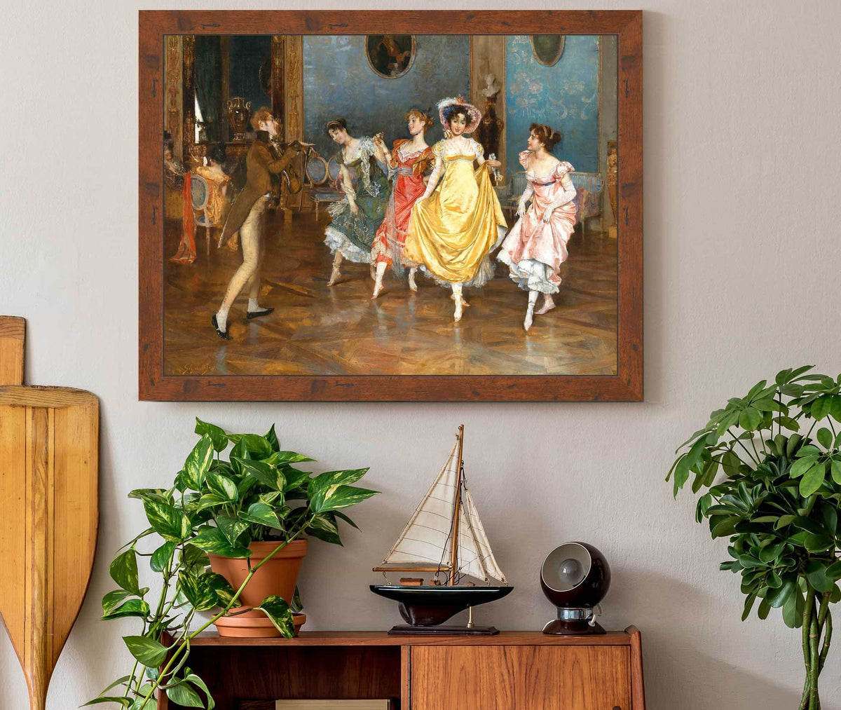 A Dance Rehearsal by Leopold Schmutzler