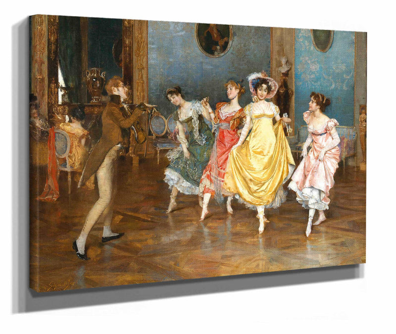 A Dance Rehearsal by Leopold Schmutzler