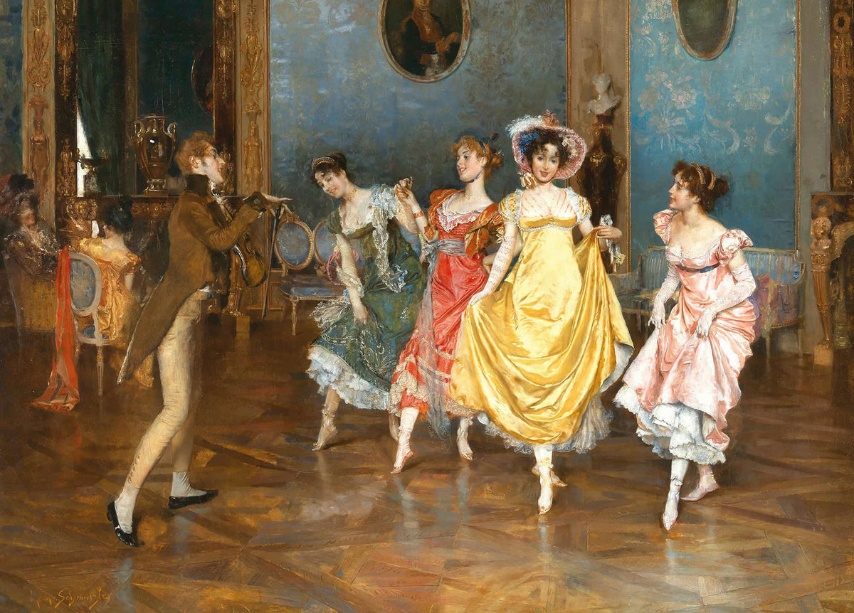 A Dance Rehearsal by Leopold Schmutzler