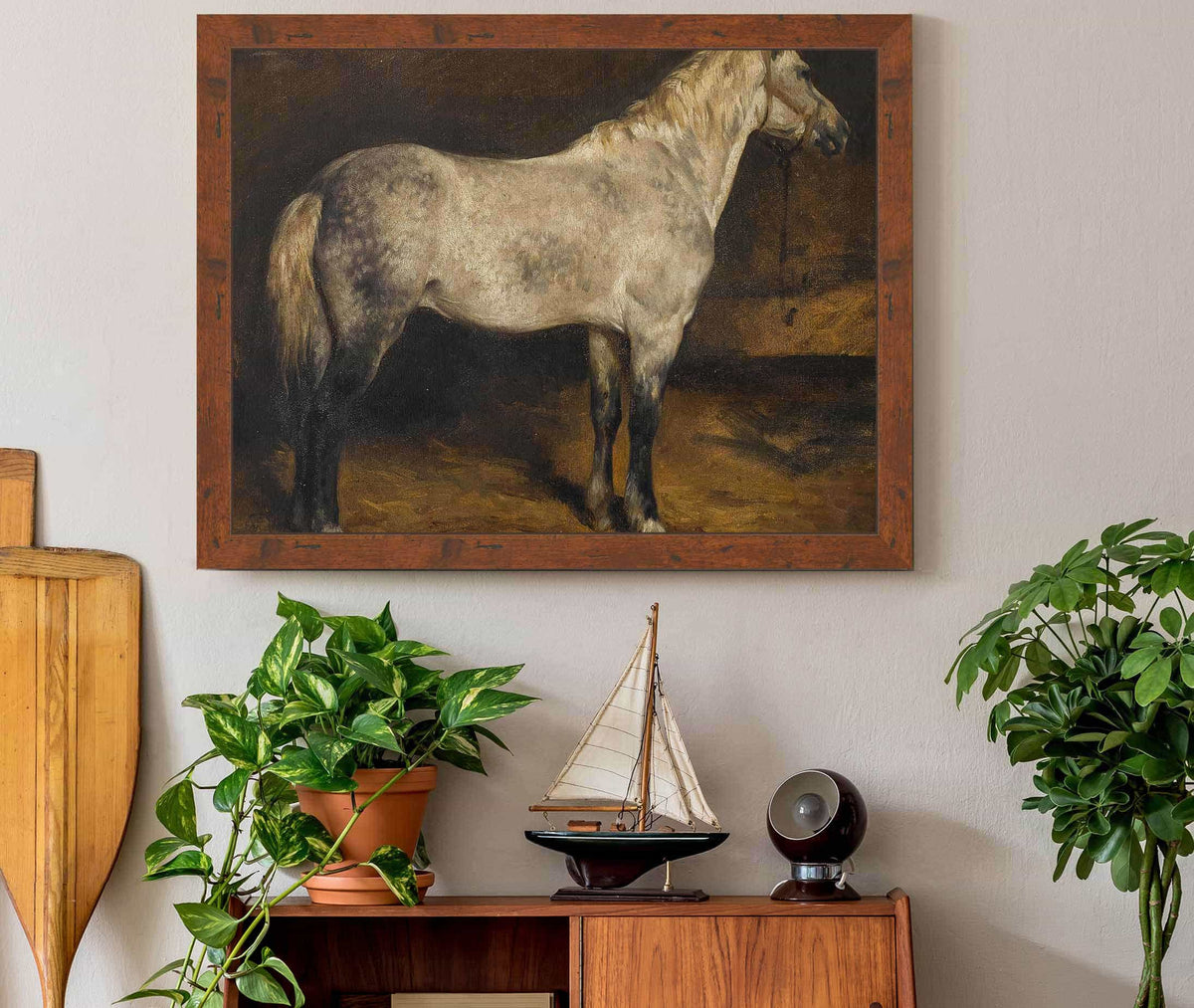 A Dapple Grey Horse by Rosa Bonheur