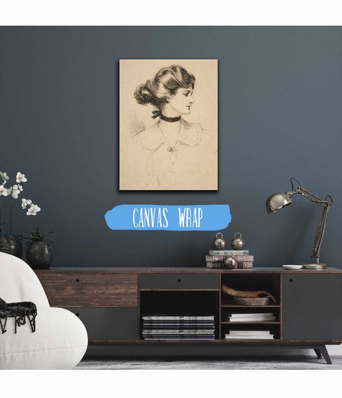 A Daughter Of The South by Charles Dana Gibson