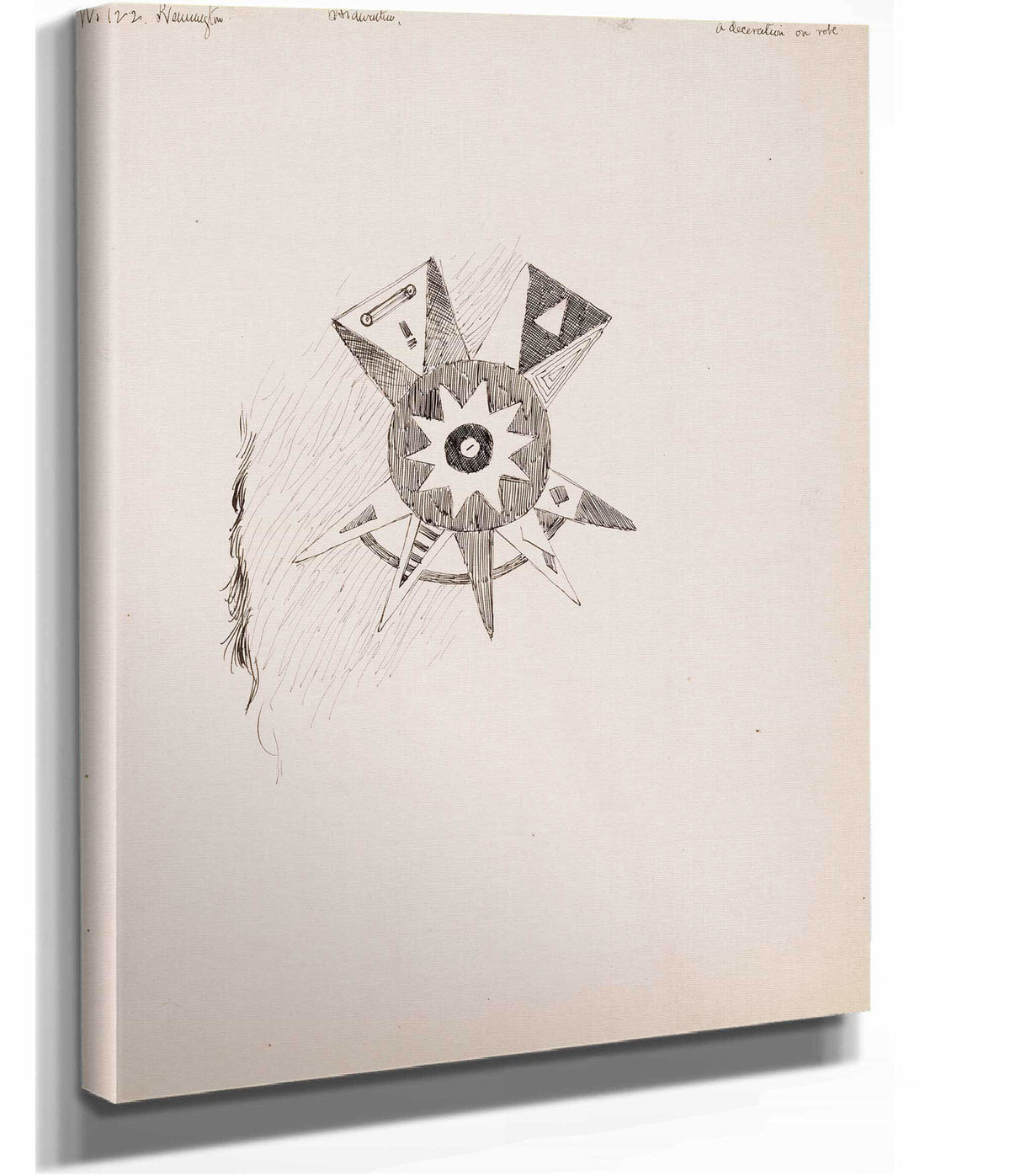 A Decoration On Robe by Frederic Remington