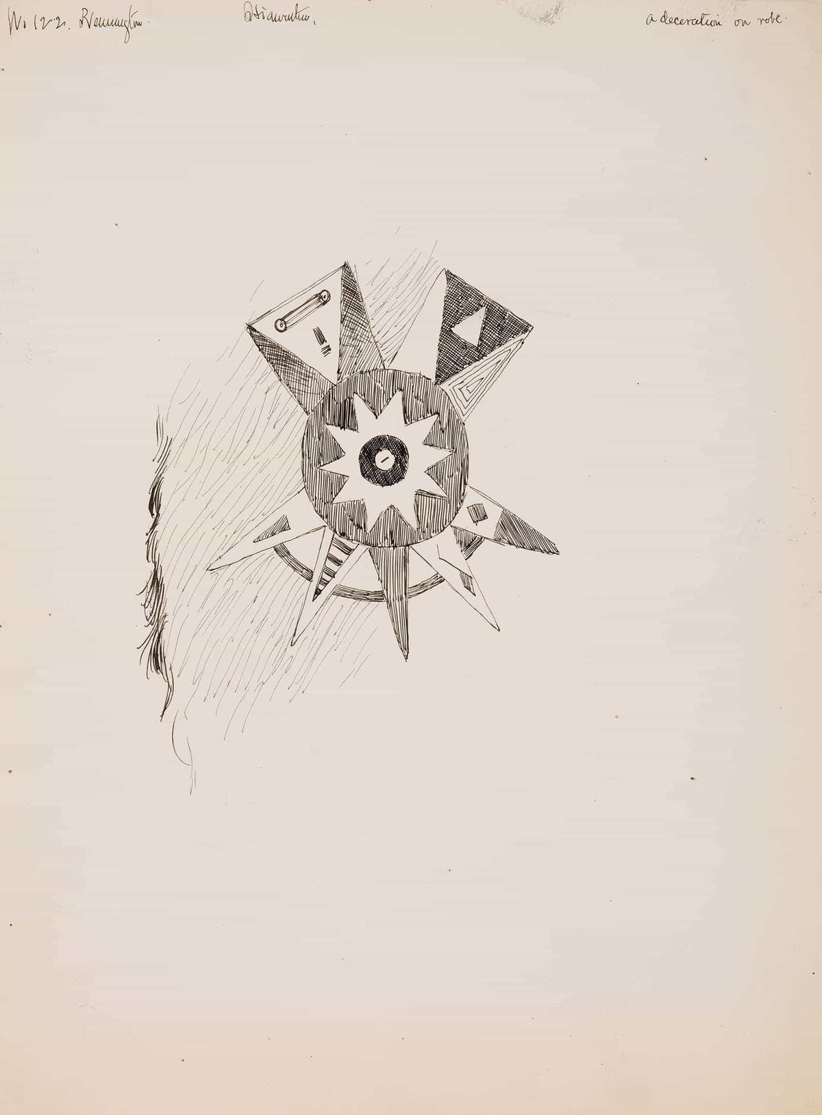 A Decoration On Robe by Frederic Remington