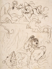 A Diablerie   by Guercino