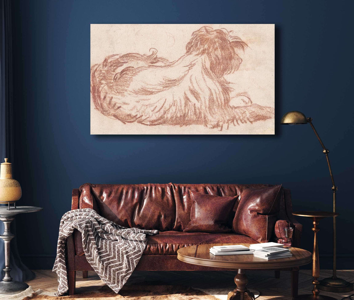 A Dog by Jean Baptiste Greuze