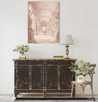 A Draftsman In The Capitoline Gallery by Hubert Robert