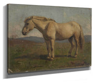 A Dun Horse by Adolph Tidemand
