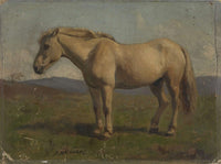 A Dun Horse by Adolph Tidemand