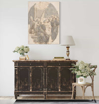 A Dying Ecclesiastic Supported By An Angel   by Gaetano Gandolfi