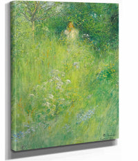 A Fairy Kersti In The Meadow by Carl Larsson