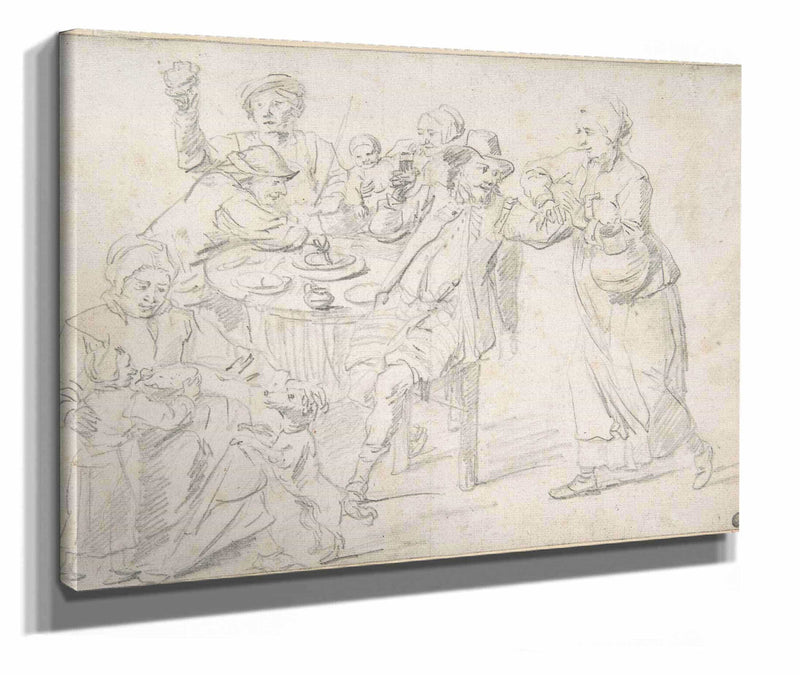 A Family Carousing Th Century by David Teniers The Younger