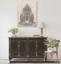 A Fantastic Tiered Structure   by Herbert Crowley