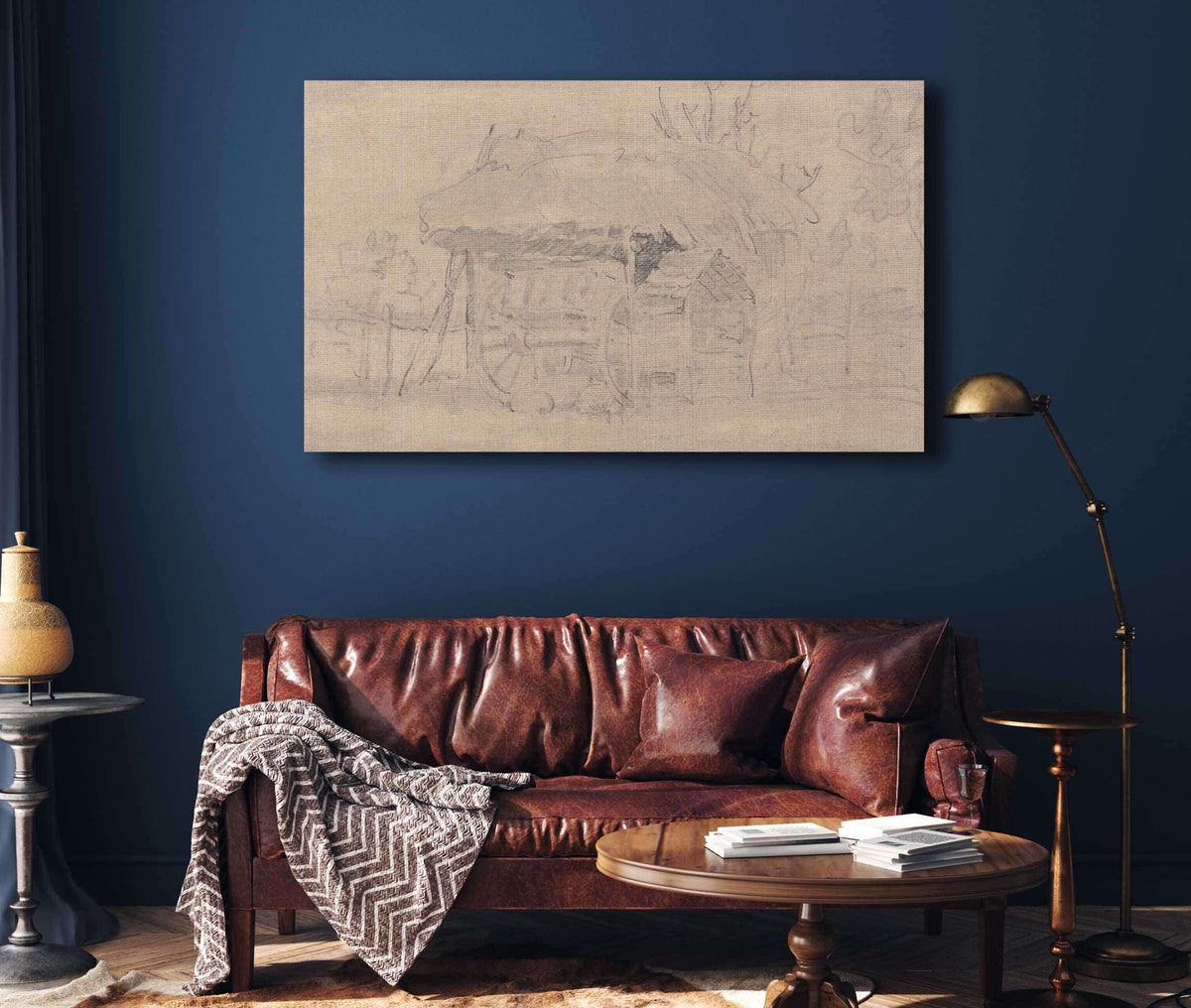 A Farm Cart by James Ward