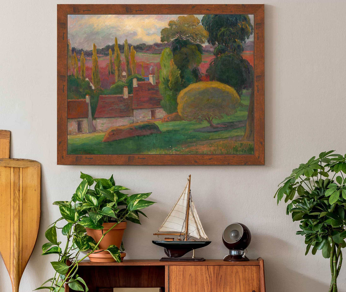 A Farm In Brittany by Paul Gauguin