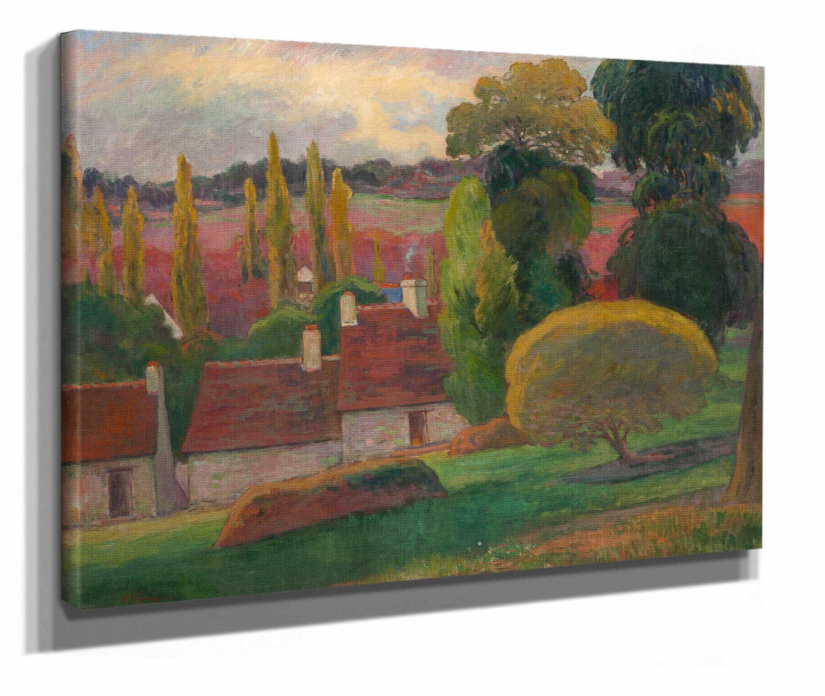A Farm In Brittany by Paul Gauguin