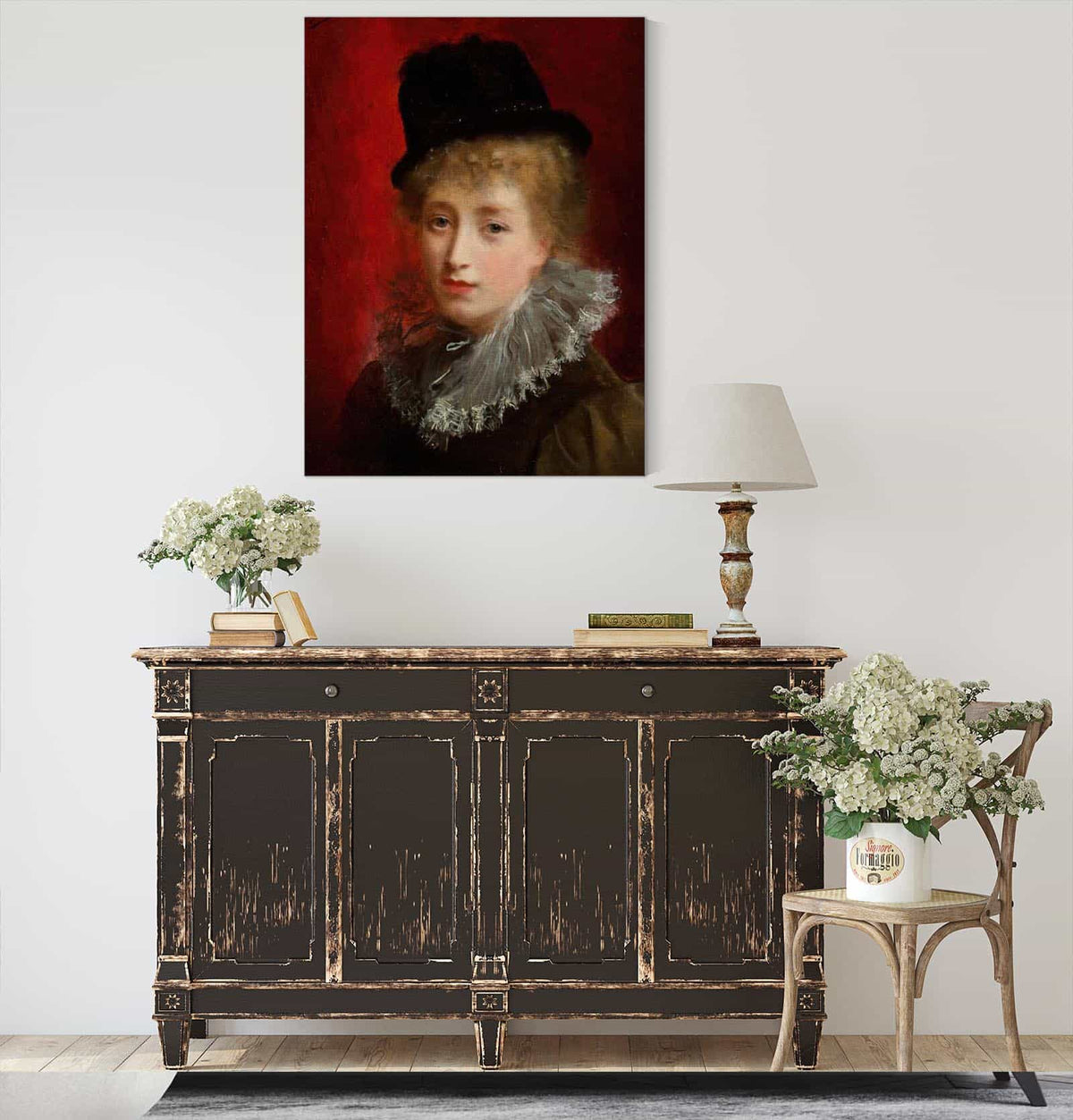 A Fashionable Beauty by Gustave Jean Jacquet