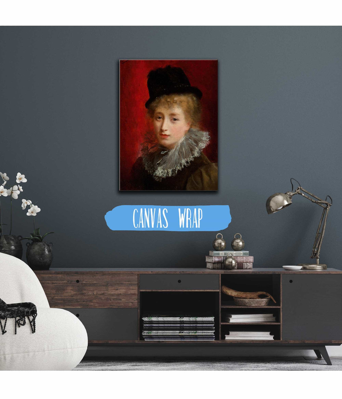 A Fashionable Beauty by Gustave Jean Jacquet