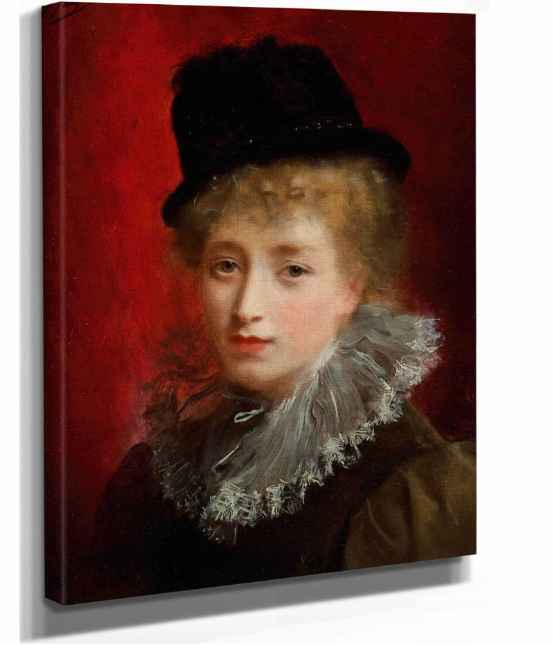 A Fashionable Beauty by Gustave Jean Jacquet