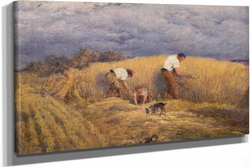 A Finished Study For Reaping by John Linnell