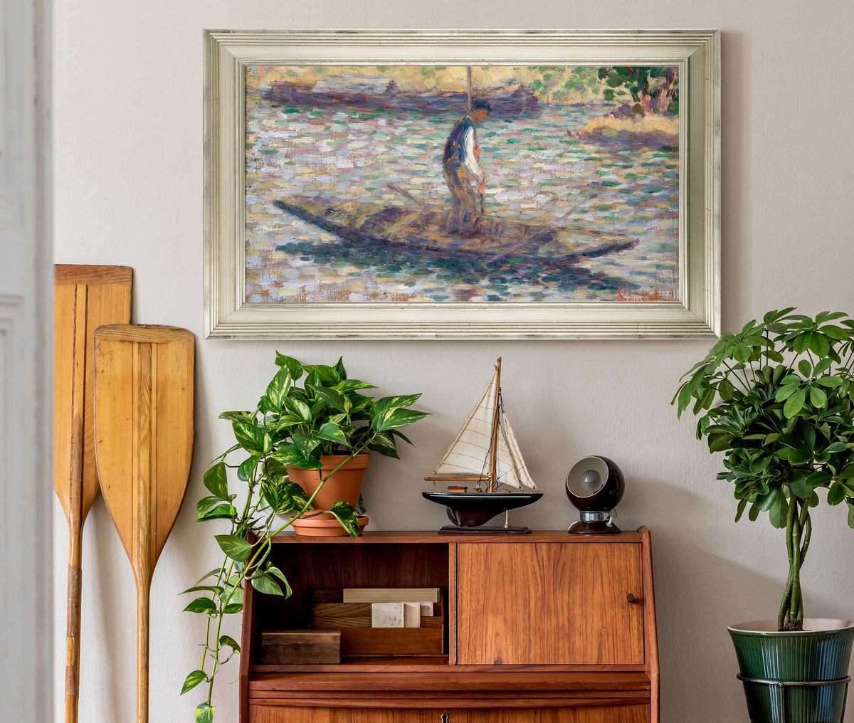 A Fisherman by Georges Seurat