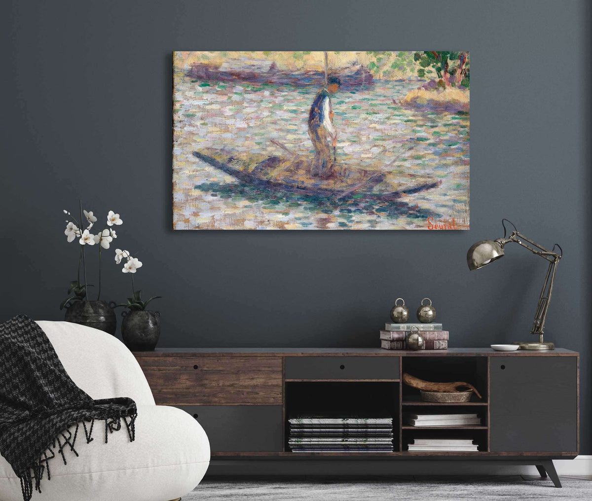 A Fisherman by Georges Seurat