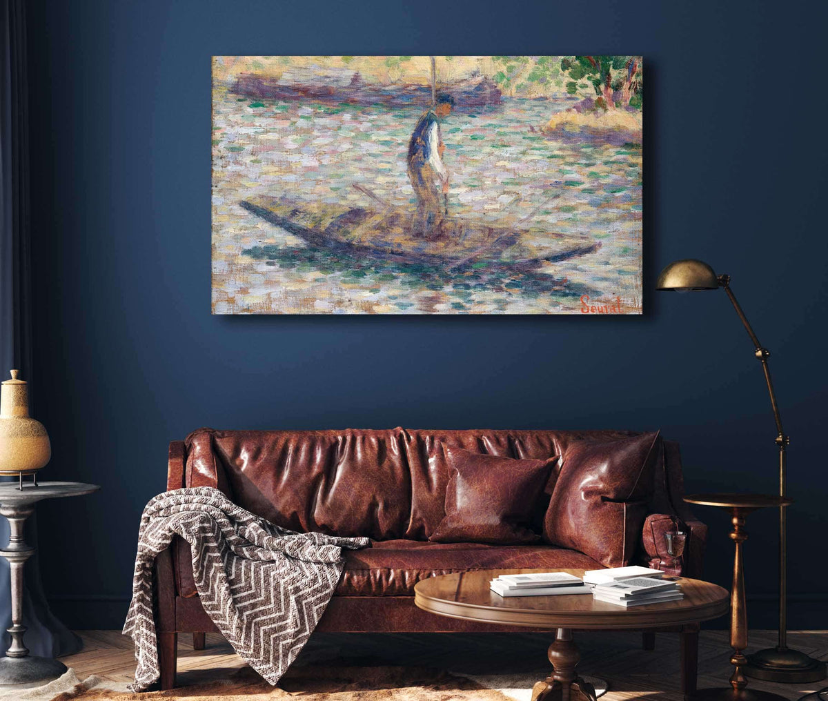 A Fisherman by Georges Seurat