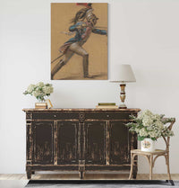 A French Dragoon Study For The Revolt Of Cairo by Anne Louis Girodet Trioson