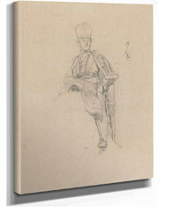 A French Hussar by Ernest Meissonier