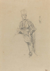 A French Hussar by Ernest Meissonier