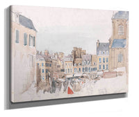 A French Market Place by David Cox