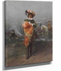 A Gentleman In A Cloak by Cesare Auguste Detti