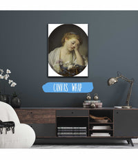 A Girl With A Dead Canary by Jean Baptiste Greuze