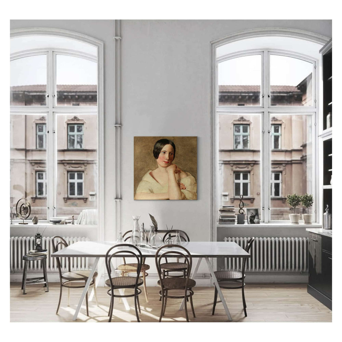 A Girl With Propped Up Arms by Ferdinand Georg Waldmuller