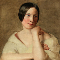 A Girl With Propped Up Arms by Ferdinand Georg Waldmuller