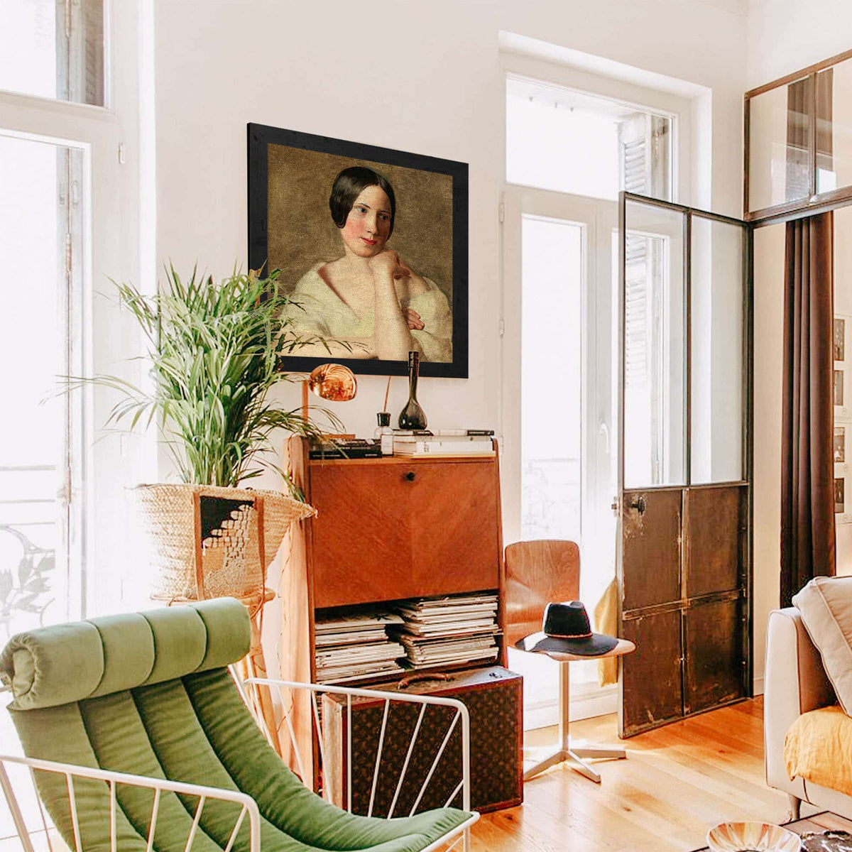 A Girl With Propped Up Arms by Ferdinand Georg Waldmuller